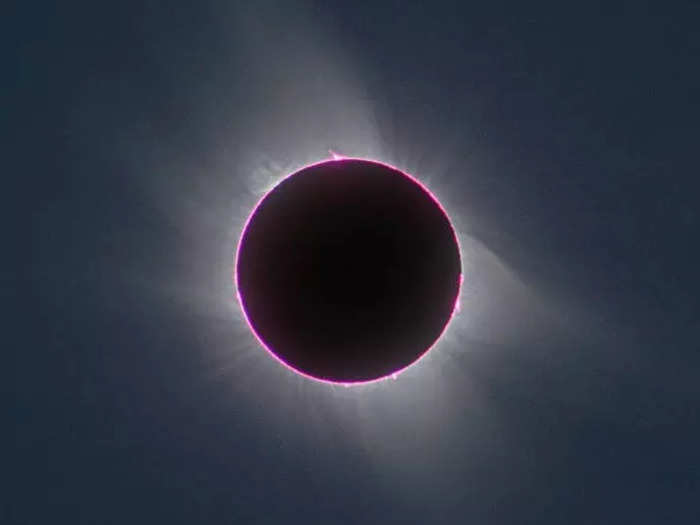 In that total solar eclipse, on April 8, 2024, the moon will be close enough to Earth to completely block out the sun in a brief moment of "totality."