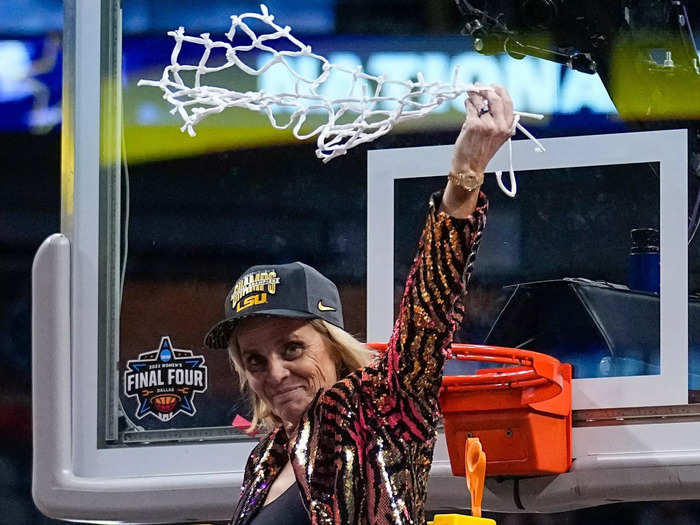 Kim Mulkey has once again climbed to the top of college basketball