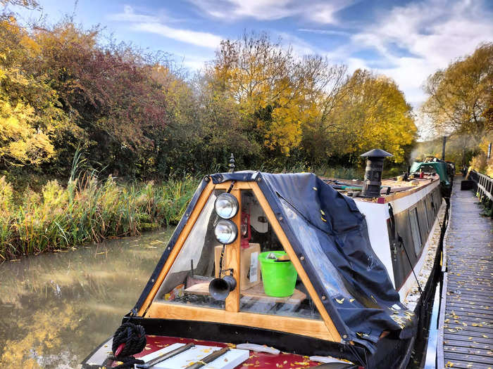 The boat was built in 1928, and was used to transport goods from wood to food through the canals.