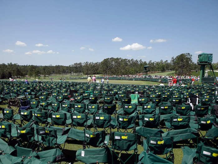 Patrons can bring collapsible chairs to sit on, but those chairs are not allowed to have armrests.