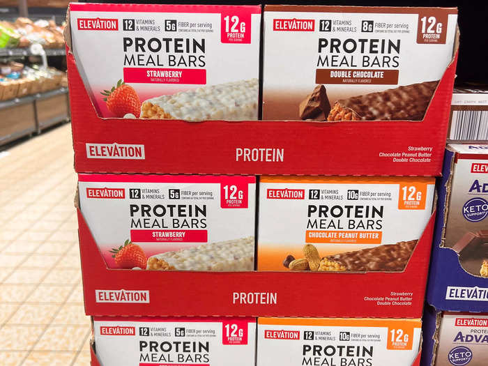 I add more protein to my diet with the Elevation meal bars.