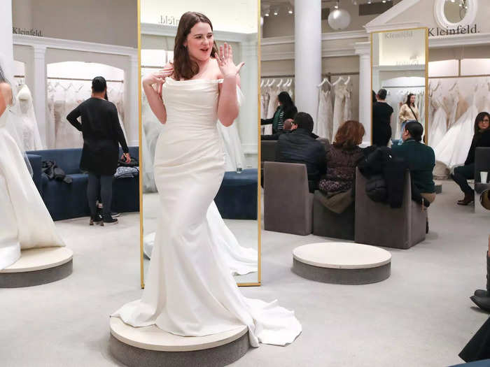 Despite the differences, visiting Kleinfeld felt a lot like being on "Say Yes to the Dress."