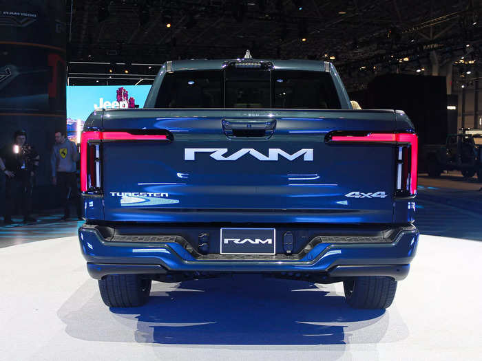 Packing 654 horsepower and 620 pound-feet of torque, the REV should scoot to 60 mph in just 4.4 seconds, Ram estimates.