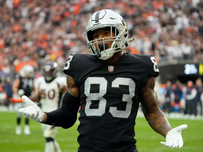 Waller became one of the highest-paid tight ends in the NFL after signing a three-year, $51 million deal with the Raiders in September 2022.