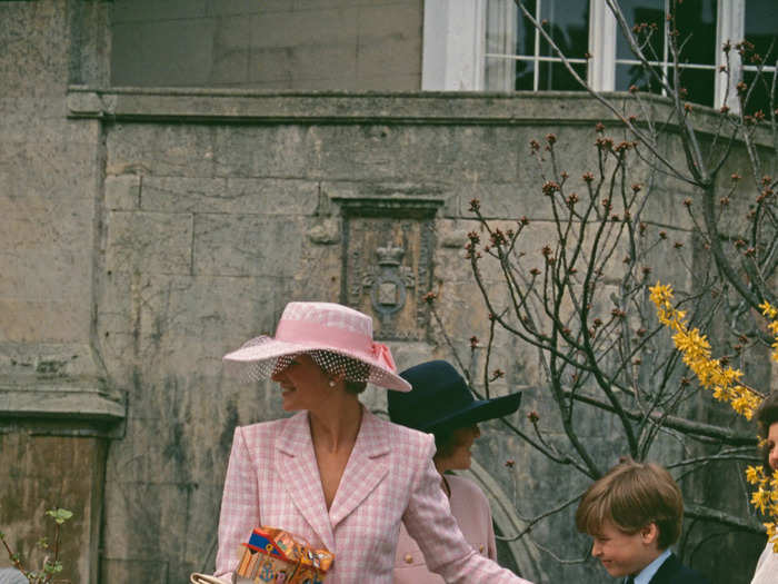 Princess Diana knew how to give Easter style a modern twist.