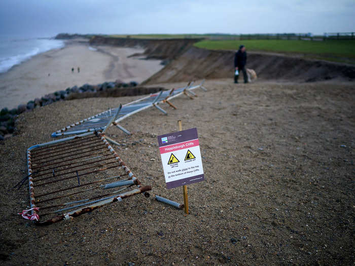 But the million-years-old footprints washed away just two weeks after they were discovered.