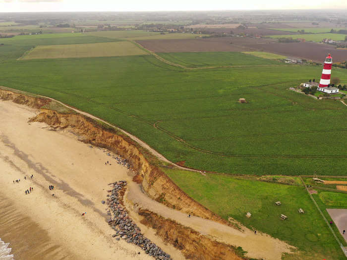 Many others in Happisburgh have already been forced to evacuate, with 34 homes getting swallowed by the sea over the past 20 years.