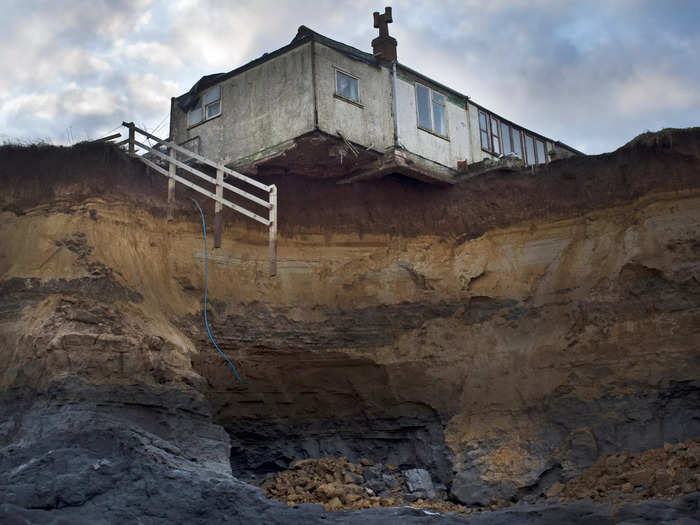 Bryony Nierop-Reading, 77, refused an offer of about $65,800 in 2013 to evacuate her home before it ultimately fell into the sea in 2013 during a storm.