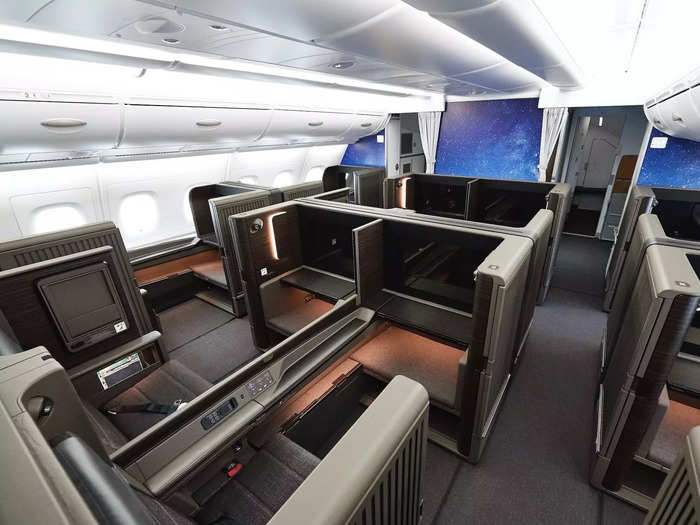 The eight-seat first class section is the most luxurious onboard, featuring a fully-enclosed space with a sliding door…