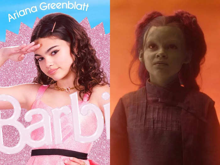 Ariana Greenblatt, who will play a human in "Barbie," also portrayed an MCU character.