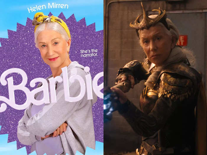 Helen Mirren, who recently played a villain in "Shazam: Fury of the Gods," will serve as the narrator of "Barbie."