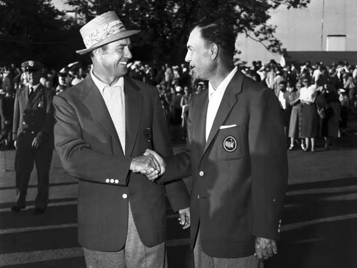 In 1949, Sam Snead was the first champion to receive a green jacket, and the tradition has continued in every Masters tournament since then.