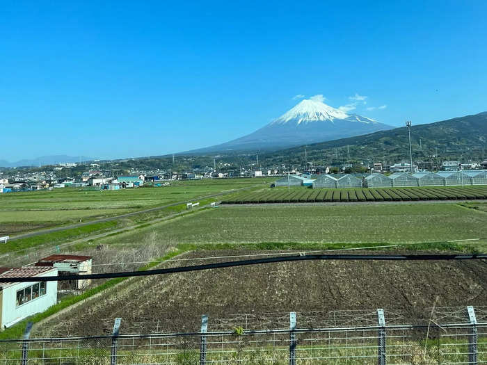 I loved seeing the small towns and architecture, but the most incredible view was Mt. Fuji, an active volcano and Japan