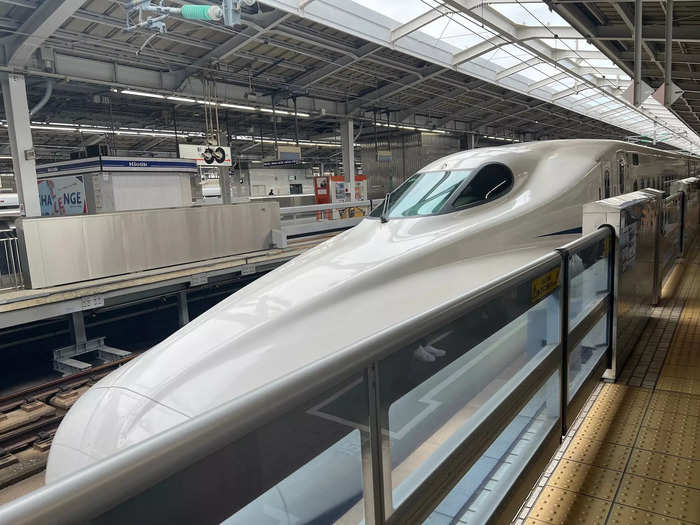 The super express train is popular in Japan, running at 186 miles per hour. It is the third-speediest bullet train in Japan but the fastest serving the Tokyo-Osaka route.