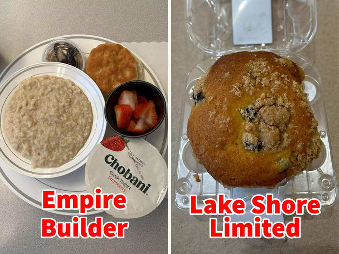 I was not impressed by the food on the Lake Shore Limited.