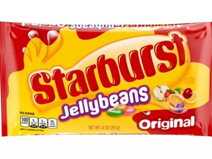 Starburst Easter Jellybeans (Tied for second place, five states)