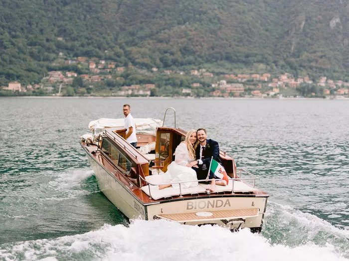 Savannah Wilkinson and her husband Jeff Gilbert had their dream wedding in Lake Como, Italy, in September 2022.