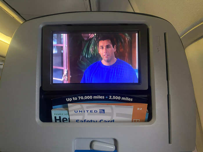 I had an easier time staying entertained on the flight.