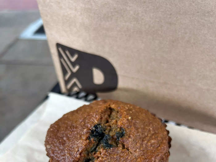 My favorite amongst the plant-based pastries was the Blueberry Oat Bran Muffin, which had the perfect amount of sweetness, a good blueberry ratio, and doesn