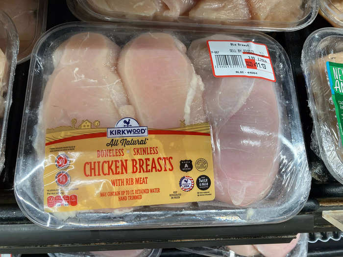 A pack of three cutlets cost $11.13 at the store in the US, although they were bigger.