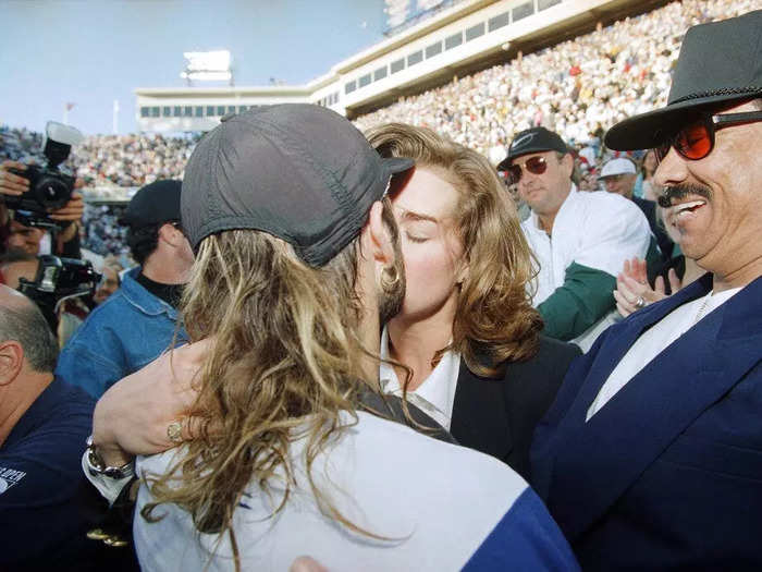 Shields married tennis player Andre Agassi in 1997 after four years of dating. They divorced in 1999.