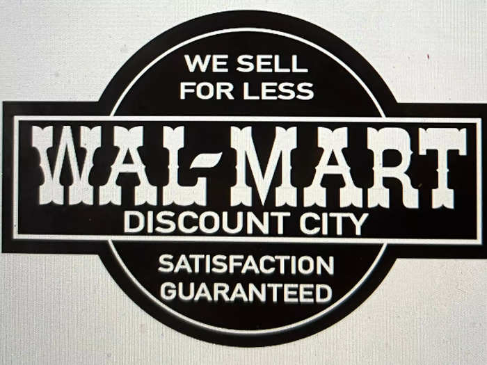 From 1968 to 1981, the retail giant adopted its "discount city" logo that it featured in print advertising and company uniforms. The logo was never used on storefronts.