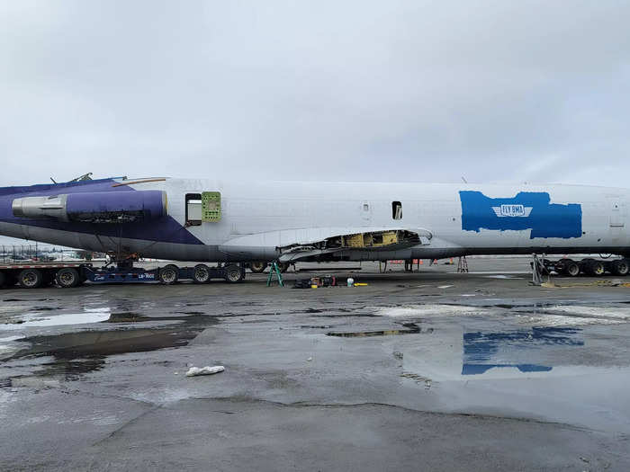 The Boeing 727 is the largest aircraft in Kotwicki