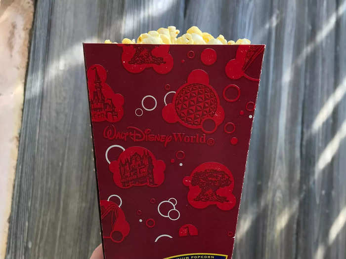 Popcorn buckets are hard to travel with.