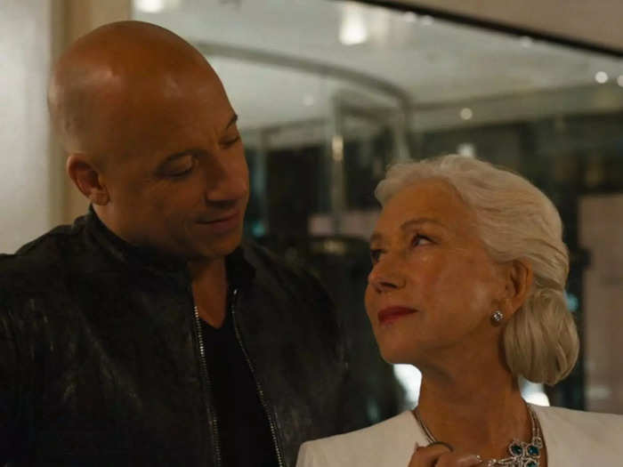 Years before joining the "Fast & Furious" franchise, Helen Mirren publicly gushed about Vin Diesel.