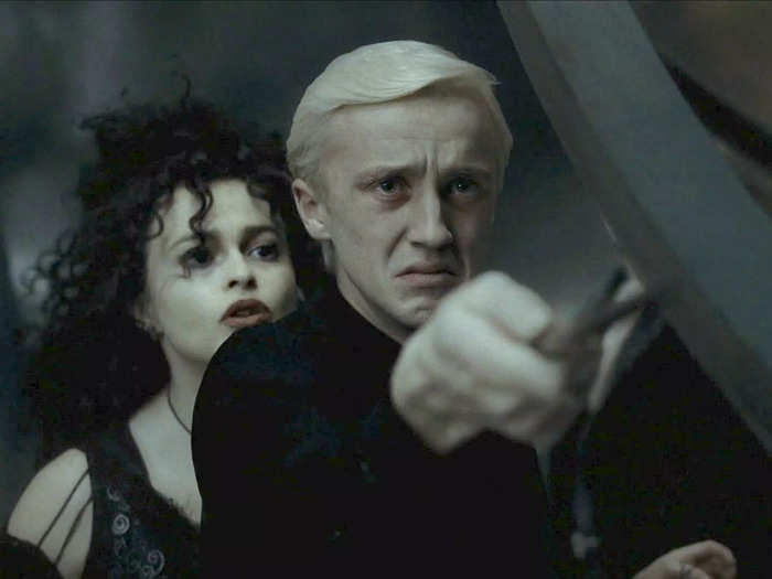 Tom Felton also had a crush on Bonham Carter.