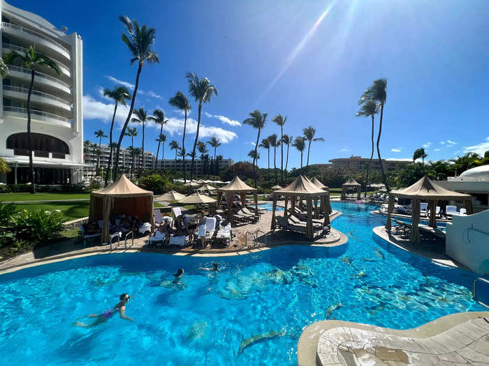 When I finally made it to the resort, the afternoon pass granted me half-day access to its pools and surrounding property.