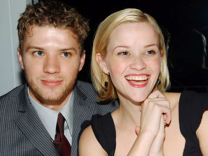 Ryan Phillippe and Reese Witherspoon were 25 and 23 when they tied the knot in 1999.