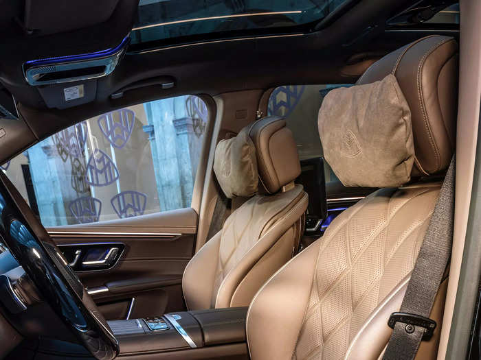 The gas-powered Maybach S-Class 680 sedan costs $229,000 before options, so we