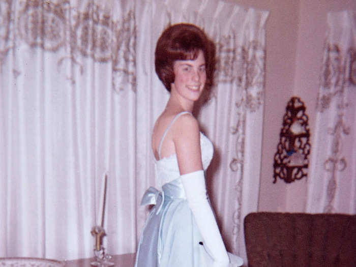 Dresses in the 1960s featured slightly slimmer skirts and raised waistlines.