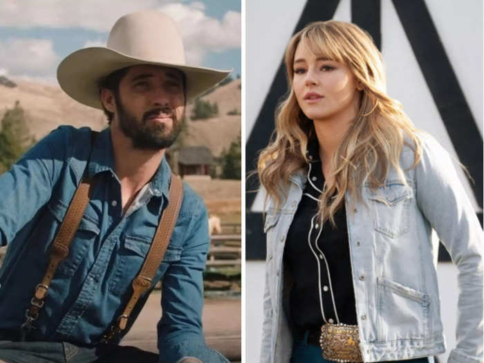 "Yellowstone" stars Ryan Bingham and Hassie Harrison broke news of their relationship on Instagram in April 2023.