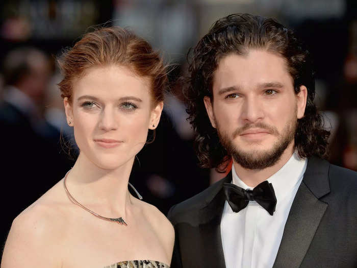 Rose Leslie and Kit Harington turned their "Game of Thrones" on-screen love into a real life romance.