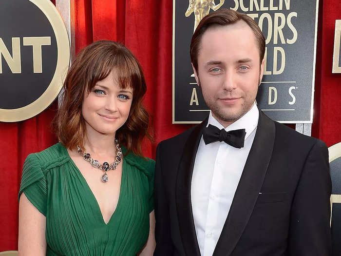 As for Bledel, she met now-ex-husband Vincent Kartheiser on the set of AMC