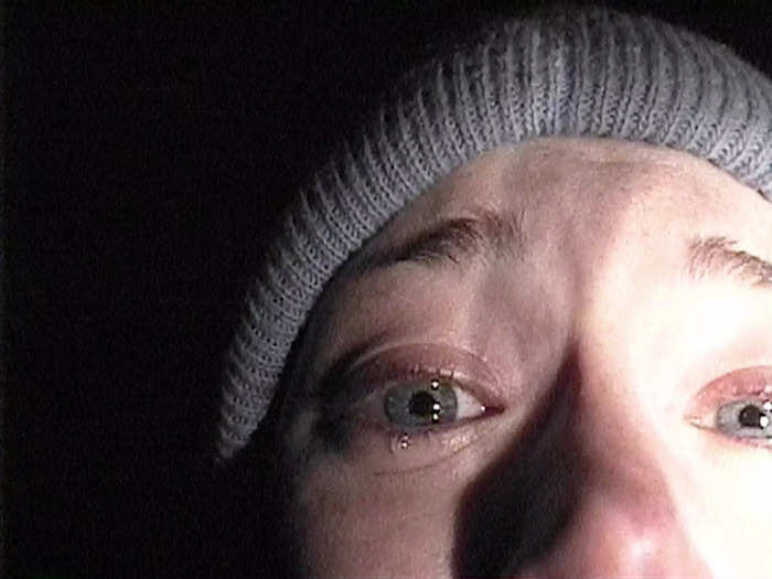 In the "The Blair Witch Project," Heather is assaulted and killed offscreen by a mysterious force.