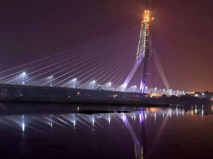 Signature bridge in Delhi