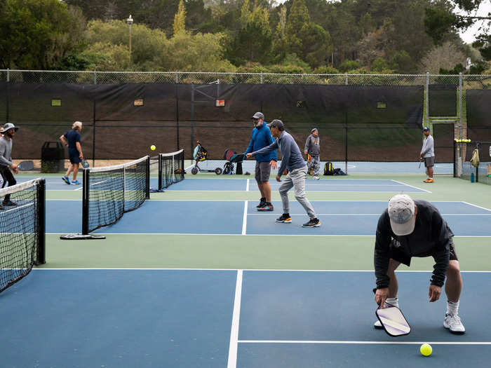 … and of course, the hottest new amenity aboard cruise ships: a pickleball court.