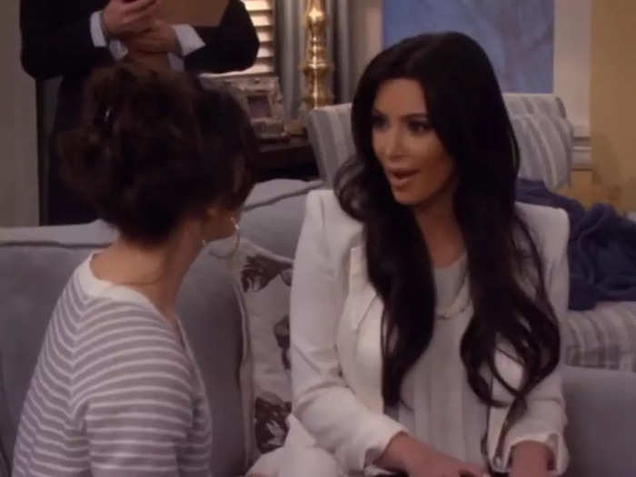 Kardashian also played herself in a 2012 episode of "Last Man Standing."