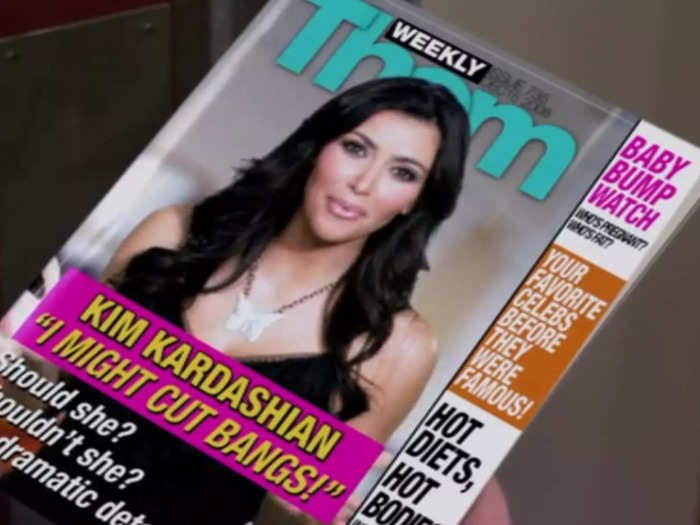 A year later, Kardashian made a cameo as herself in the hit sitcom "How I Met Your Mother."