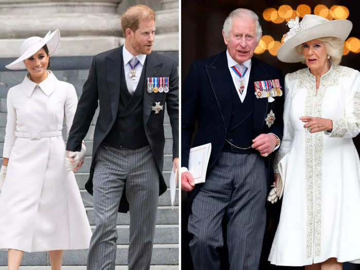 June 2022: Meghan and Harry attended a National Service of Thanksgiving in honor of the Queen