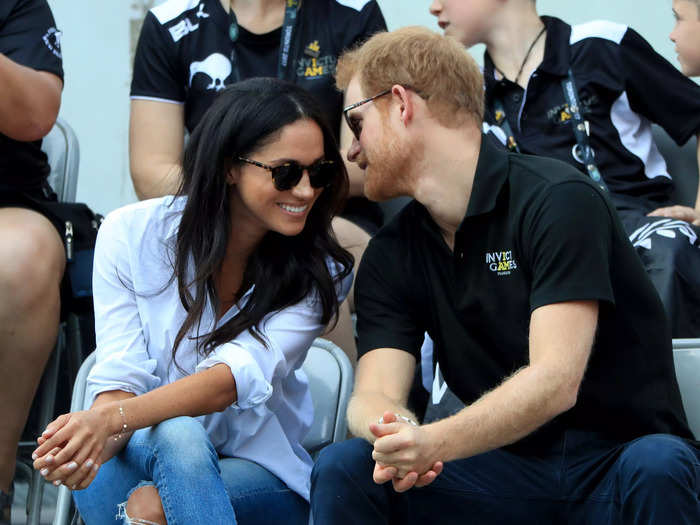 October 2016: Prince Harry introduced Meghan Markle to then-Prince Charles and Camilla at Clarence House, their London residence.