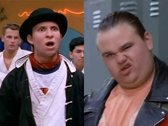 Paul Schrier and Jason Narvy played high school bullies, Bulk and Skull.