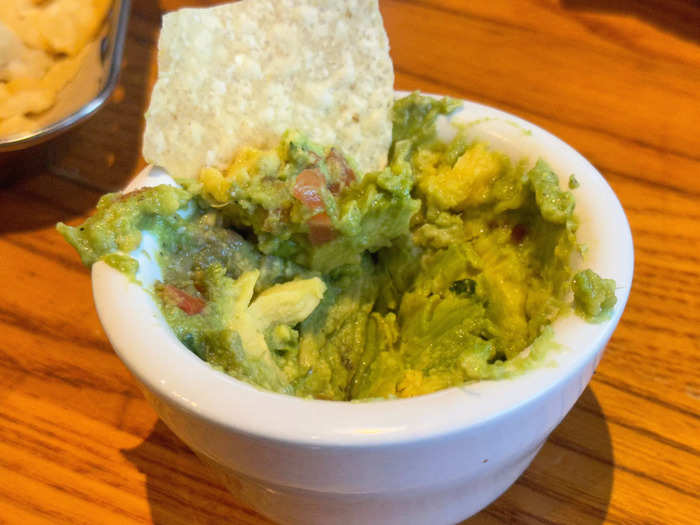 The guacamole didn