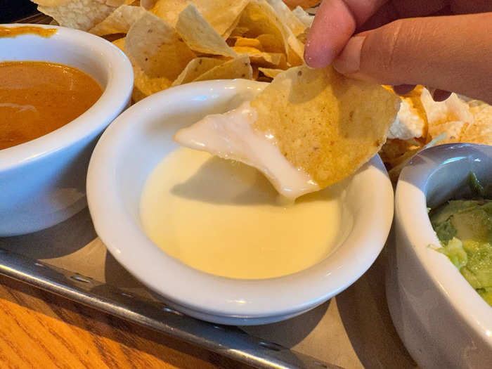 The white spinach queso could be good with some extra fixings.