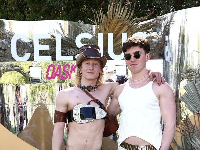 TikTok influencer Griffin Maxwell Brooks made belts the star of one of their Coachella looks.