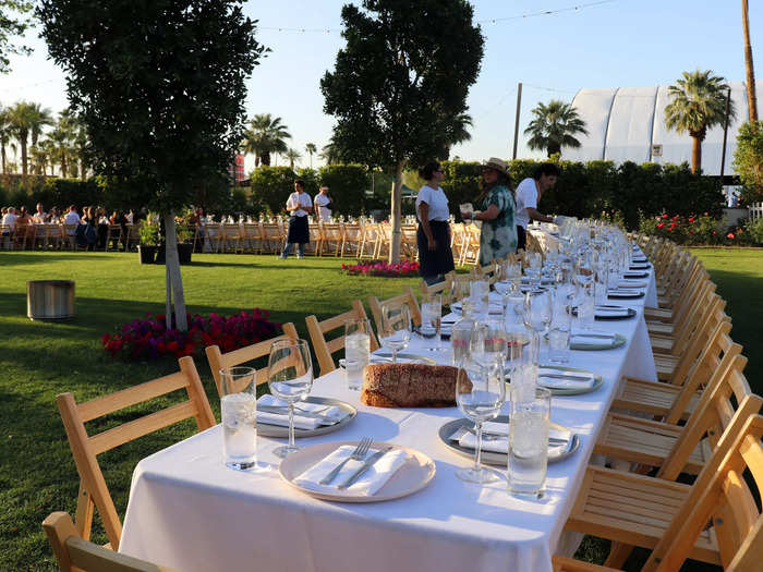 The Rose Garden also hosts a nightly dinner, featuring a different gourmet chef each night.