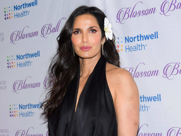 Padma Lakshmi spoke about feeling like an imposter during her first season of "Top Chef" at a food event in March 2015.